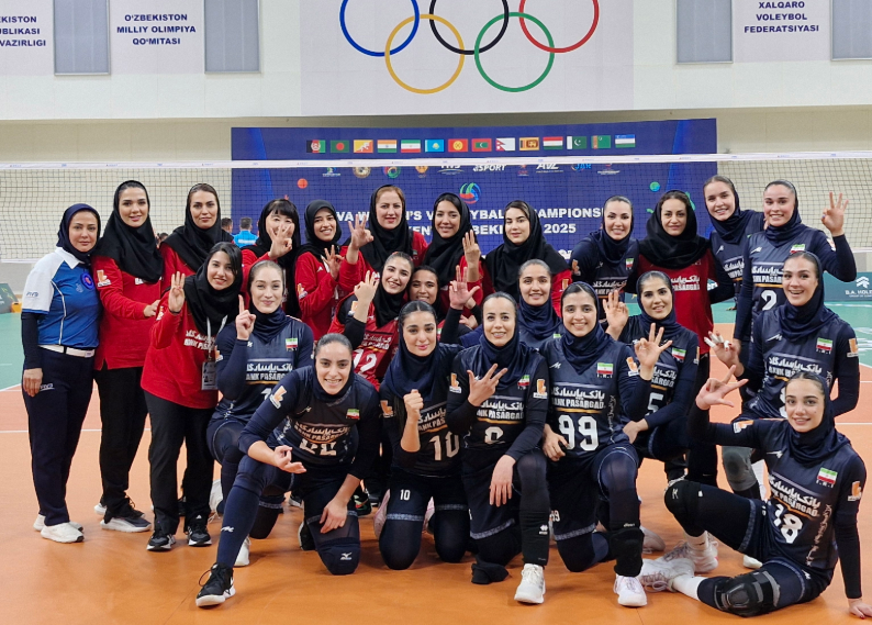 برد قاطع والیبالیستهای بانوی ایران برابر میزبان در جام کاوا