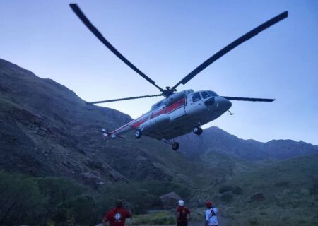 حادثه برای بالگرد هلال‌احمر لرستان: یک کشته و یک زخمی