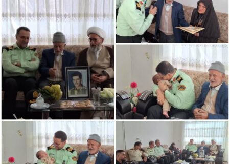 دیدار صمیمانه فرمانده انتظامی آذربایجان‌غربی با خانواده‌های معظم شهدا در دومین روز از هفته فراجا