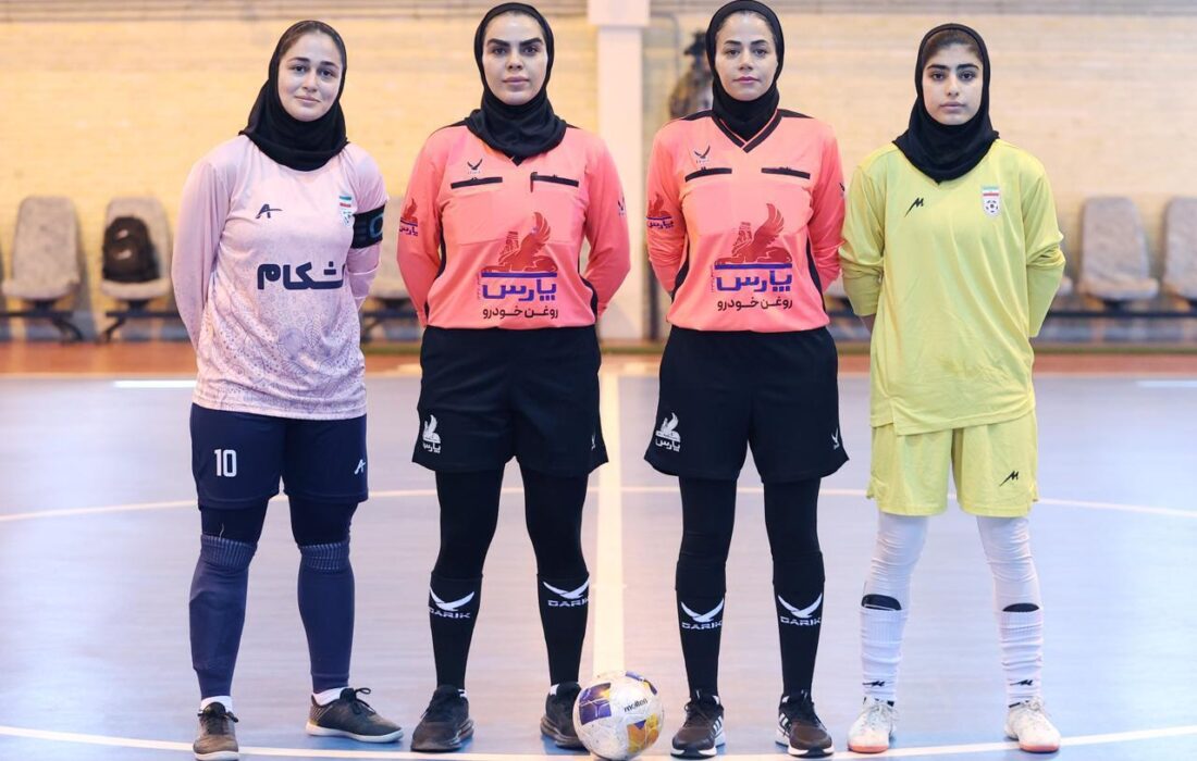 برد شیرین دختران نوجوان فوتسال مقابل آرمینه تهران