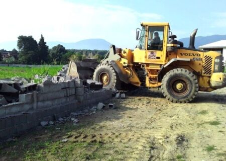 رفع تصرف ۵ هزار مترمربع از اراضی ملی در آستانه اشرفیه