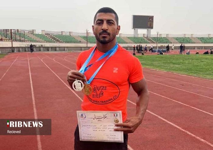 درخشش دونده کیش در هشتمین دوره مسابقات دوومیدانی قهرمانی پیشکسوتان ایران