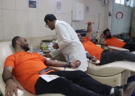 اقدام خداپسندانه هواداران نساجی؛ اهدای خون به نیازمندان