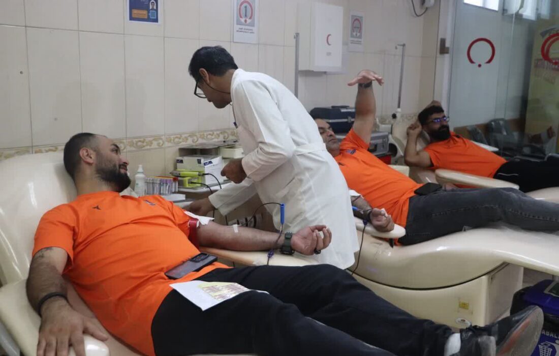 اهدای خون؛ اقدام خداپسندانه هواداران نساجی