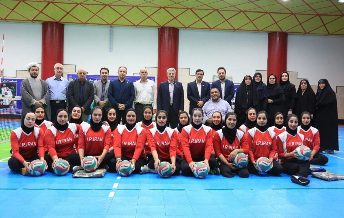 بازدید رئیس کمیته ملی پارالمپیک از اردوی والیبال نشسته بانوان و تجلیل از ۲ ملیپوش