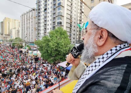 طنین حمایت از فلسطین در خیابان‌های کراچی