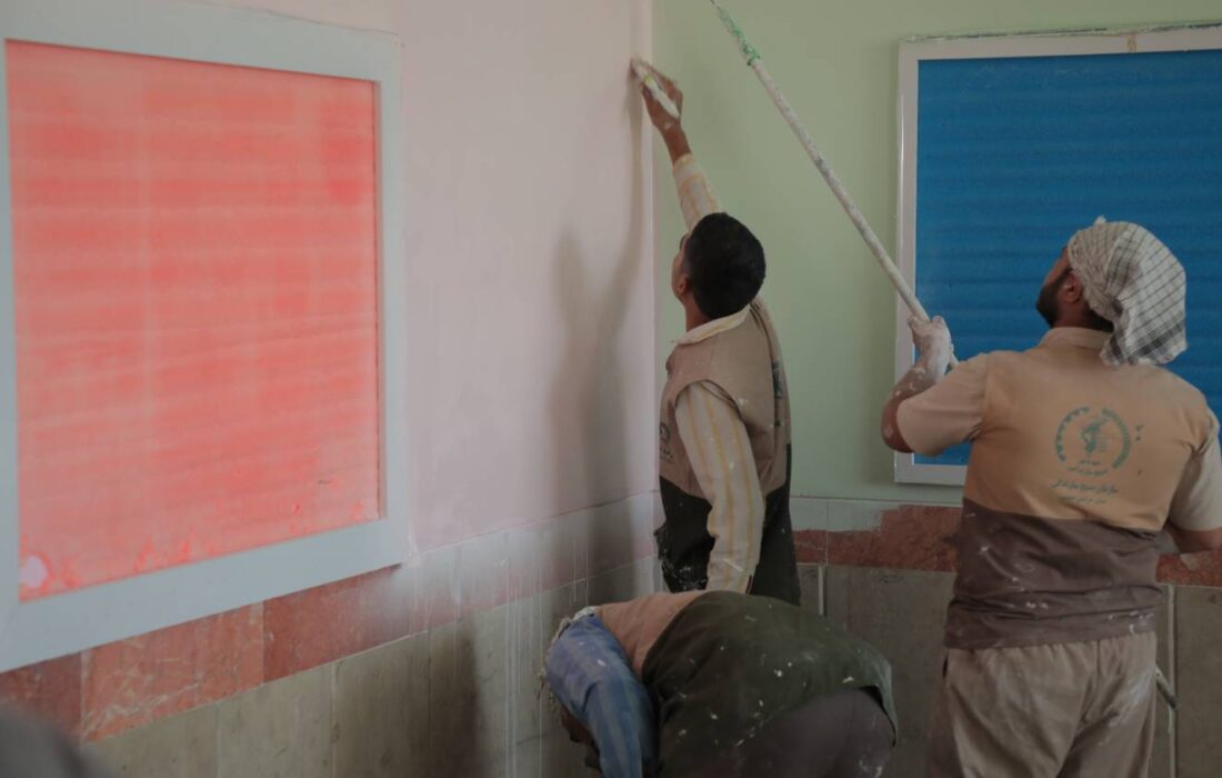 نوسازی و زیباسازی 157 مدرسه در خراسان جنوبی با تلاش جهادگران بسیج سازندگی