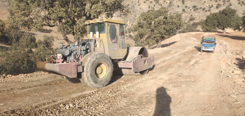 کلید خوردن عملیات بهسازی راه روستایی امامزاده سید محمود