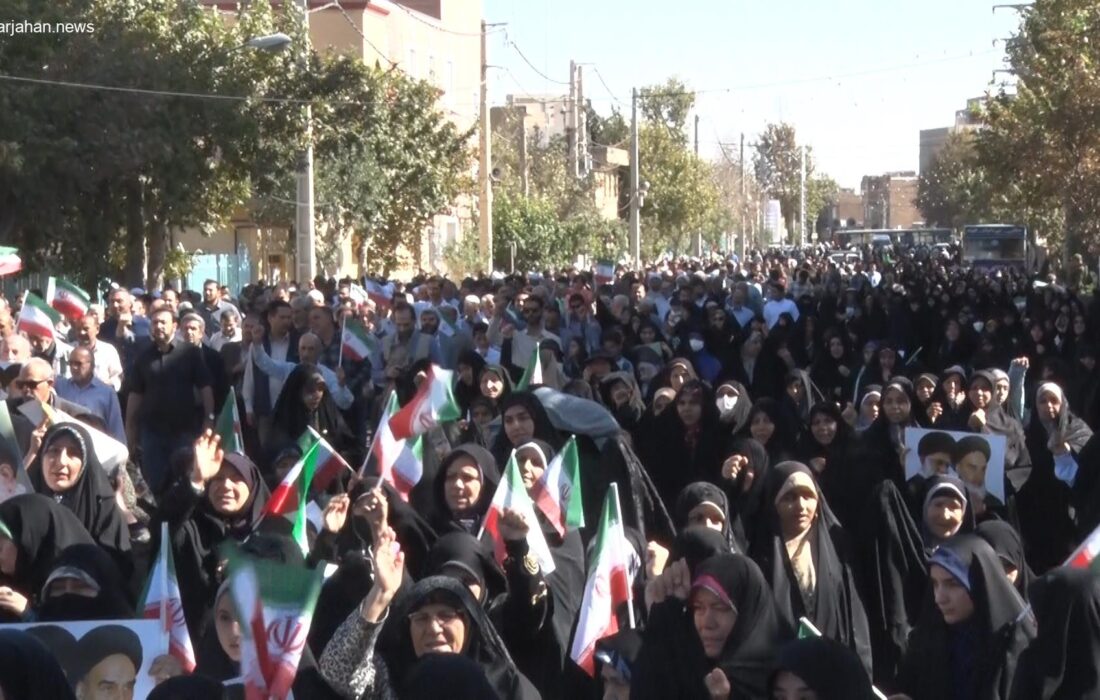 برگزاری باشکوه راهپیمایی «بشارت نصر» در آذربایجان غربی