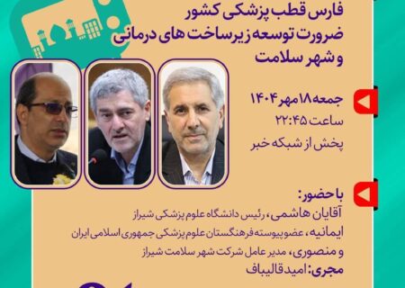 فارس، پیشتاز طبابت ایران: لزوم تقویت زیرساخت‌های بهداشت و درمان در شهر سلامت