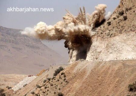 محور سنندج – دیواندره به علت انفجار و ترانشه برداری مسدود شد