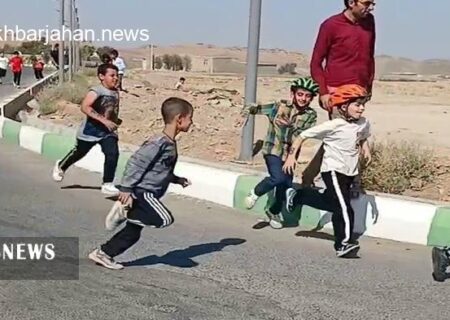 رقابت‌های نفس‌گیر دواتلون در کهک قم برگزار شد