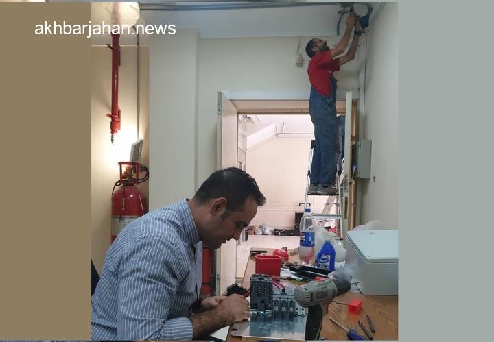 نصب و راه اندازی سیستم اعلام و اطفای حریق هوشمند در کاخ گلستان