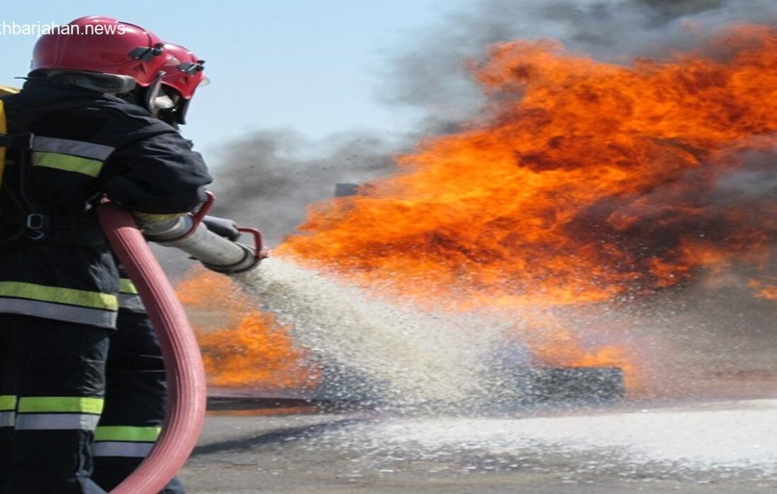 مانور اطفای حریق در بیمارستان سینا تبریز برگزار شد