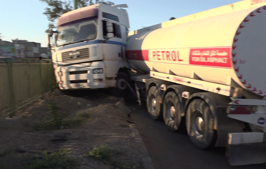 تانکر سوخت در پادگان ارتش همدان مورد تخریب قرار گرفت