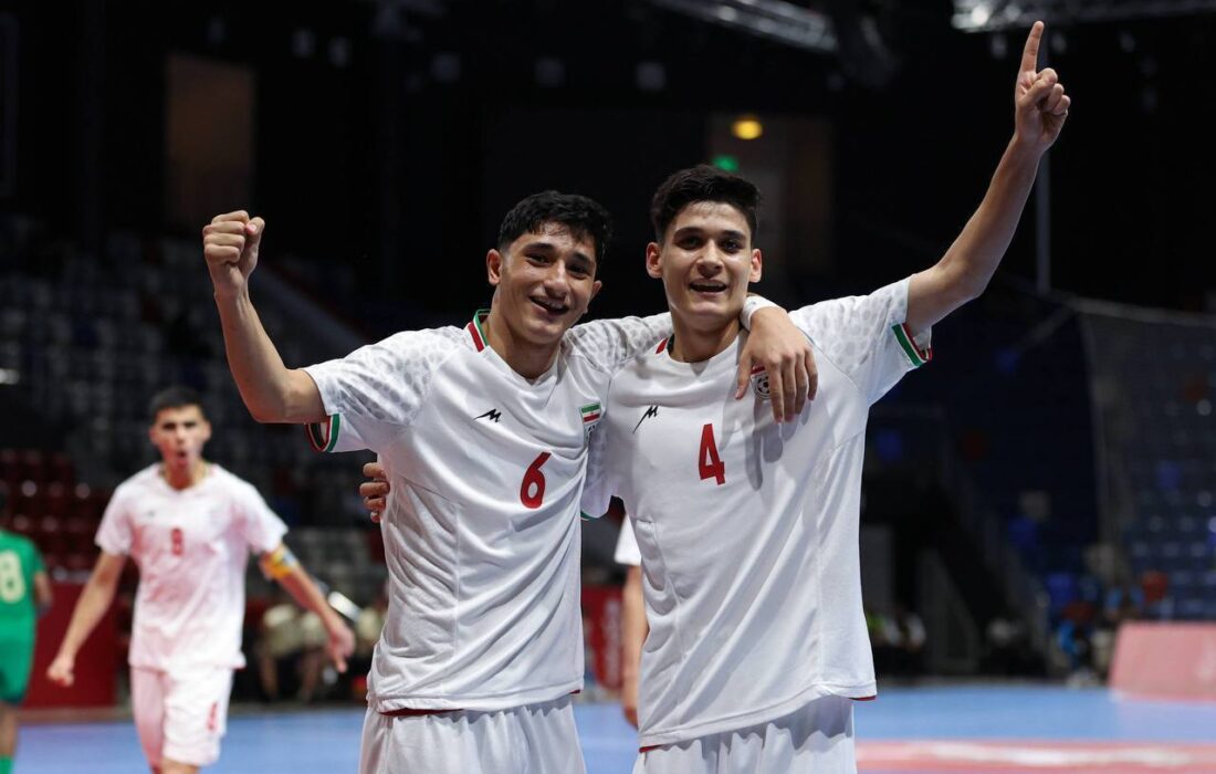 بازی‌های آسیایی جوانان؛ صعود تیم فوتسال پسران ایران به مرحله نیمه پایانی
