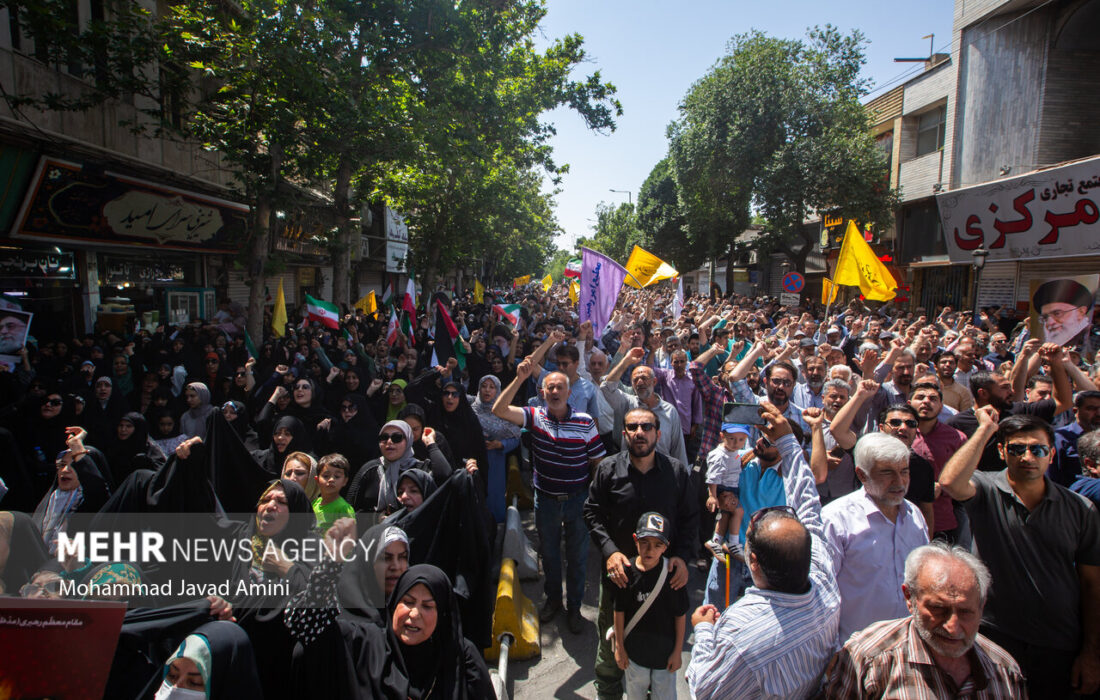 اعلام خبر برگزاری راهپیمایی ۱۳ آبان در قزوین از زبان شهسواری