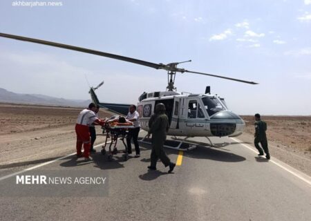 نجات جان یک بیمار اورژانسی: انتقال هوایی از الموت به قزوین
