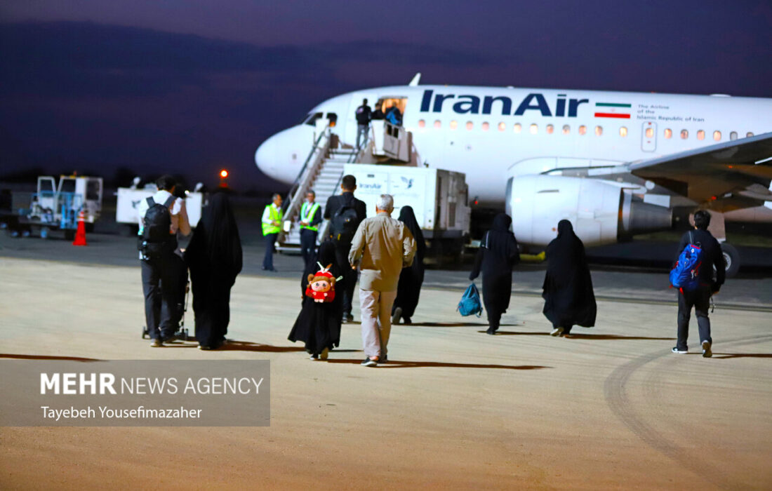 فرود اضطراری هواپیمای کیش ایر در بندرعباس