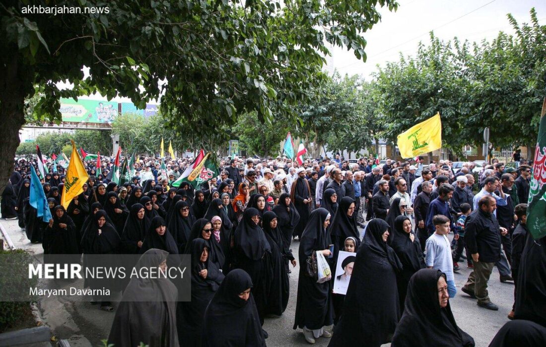 برگزاری باشکوه راهپیمایی جمعه‌های خشم و نصر در بجنورد