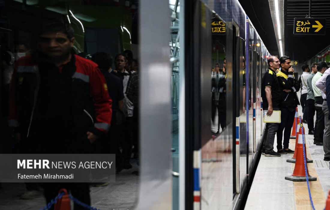 اختلال در فعالیت خط 4 مترو تهران