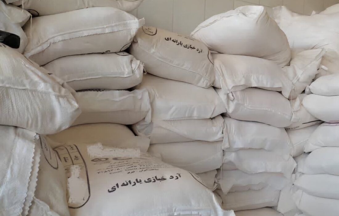 کشف ۳ تن آرد احتکار شده در ملارد با تلاش نورمحمدی