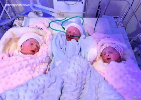 ثبت سومین زایمان سه‌قلویی سال در بیمارستان بهشتی کاشان