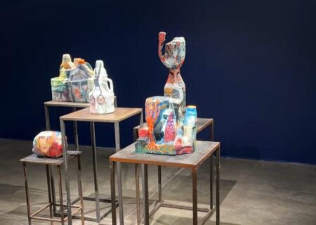 هنرنمایی با پلاستیک‌های دورریز: روایت دگردیسی یک هنرمند نقاش