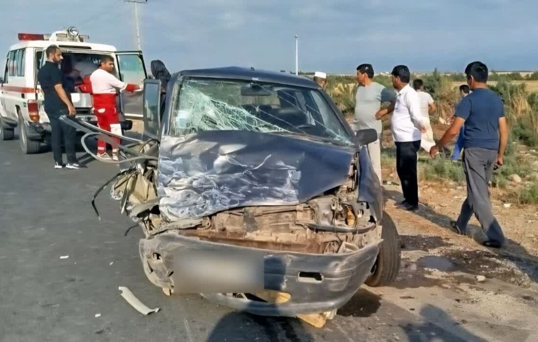 تصادف زنجیره‌ای در جاده هفتکل–اهواز ۵ مصدوم بر جای گذاشت