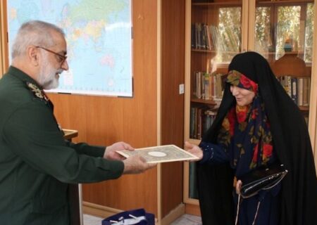 قدردانی سردار شکارچی از سحر امامی