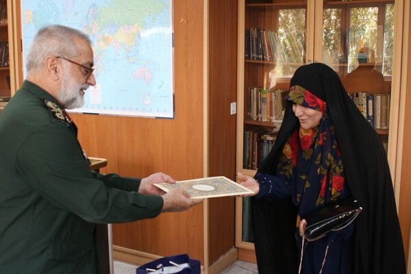 قدردانی سردار شکارچی از سحر امامی