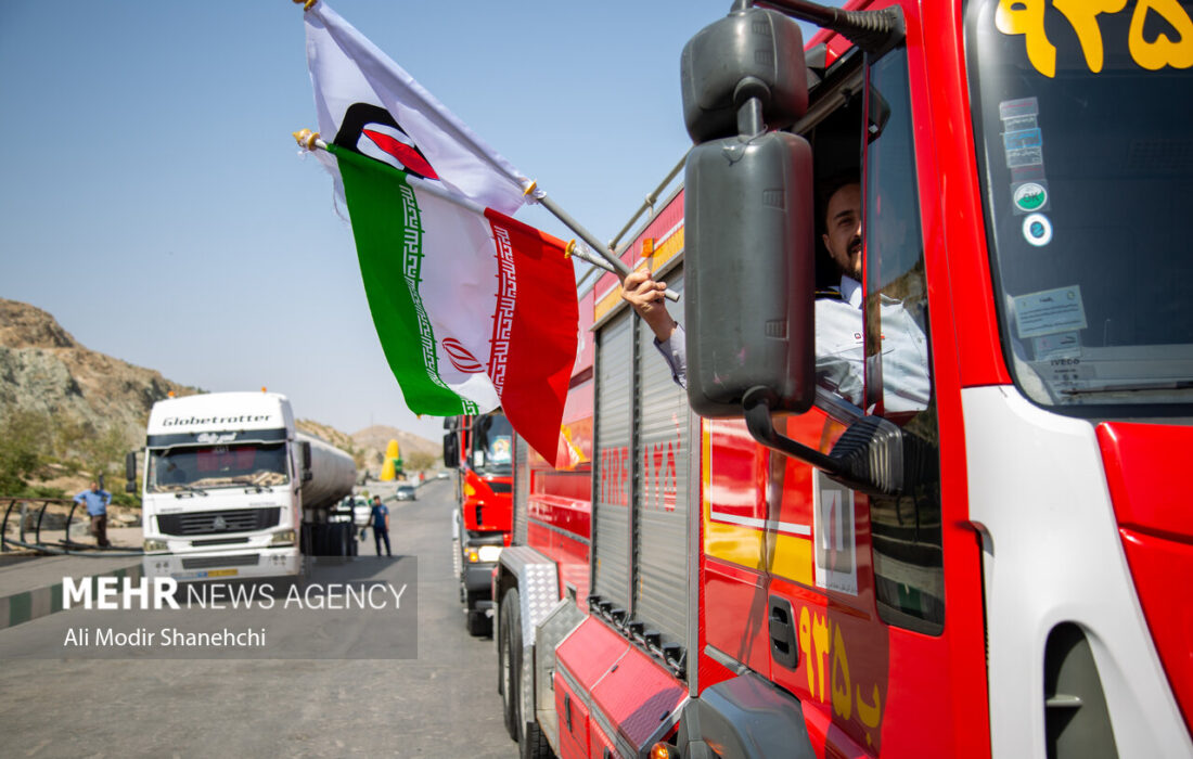 عملکرد سال گذشته آتش‌نشانی بندرعباس در یک نگاه: اینفوگرافیک