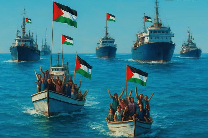 ایران حمله به کاروان صمود و بازداشت فعالان طرفدار فلسطین را تقبیح کرد