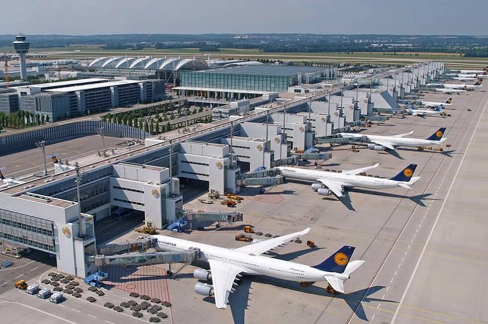 تعلیق پروازها در فرودگاه مونیخ به علت رویت پهپادهای مشکوک