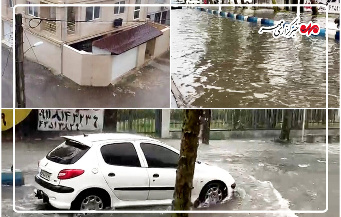 آبگرفتگی در گیلان، ۲۰ خانه در انزلی خسارت دیدند