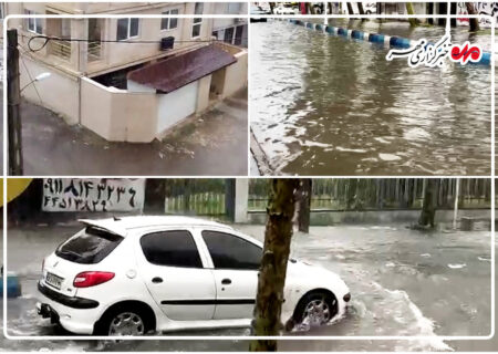 آبگرفتگی در گیلان، ۲۰ خانه در انزلی خسارت دیدند
