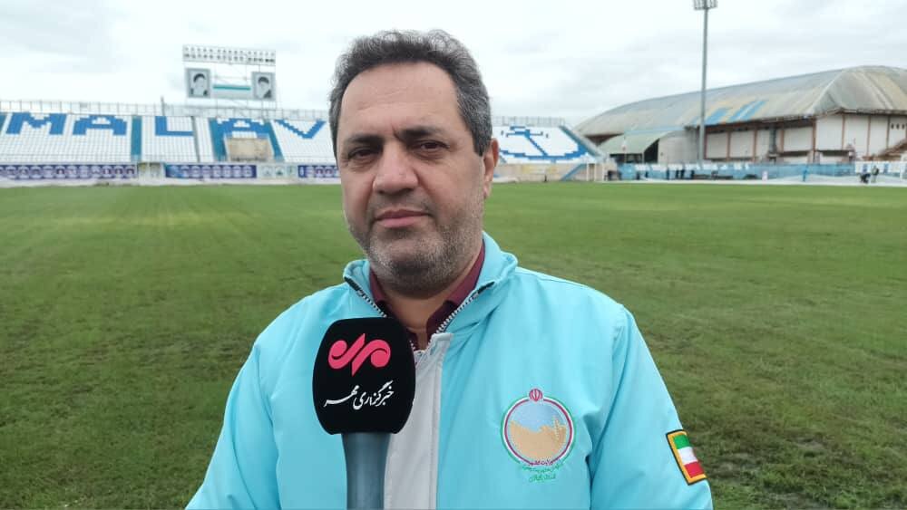 تاکید ضیایی بر جبران خسارت وارد شده به چمن ورزشگاه انزلی