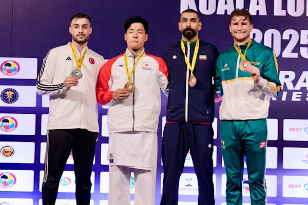 اباذری در لیگ جهانی مالزی به مدال برنز رسید