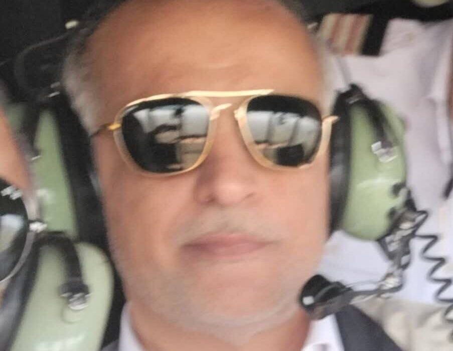 عکسی از «سید حسن میرقاضی»، نیروی پرواز بالگرد سانحه دیده هلال احمر