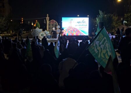 گزارش تصویری از سومین اجتماع سراسری «فریاد فلسطین» در مشهد