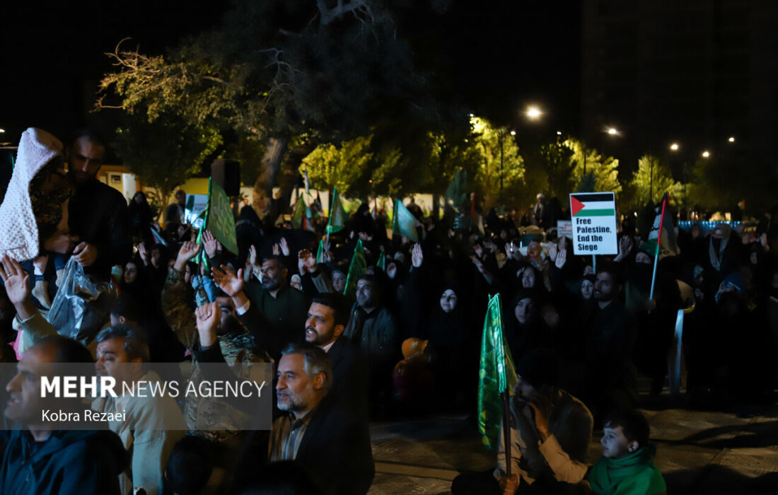 فریاد فلسطین در سومین خیزش سراسری طنین‌انداز شد