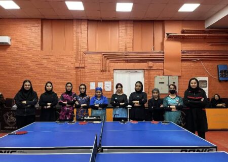 برگزاری اردوی آماده‌سازی نخبگان دختر پینگ‌پنگ در مشهد
