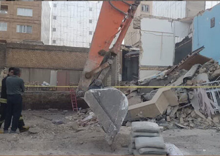 فرو ریختن ساختمان مسکونی در کرمانشاه؛ خوشبختانه تلفات جانی نداشت