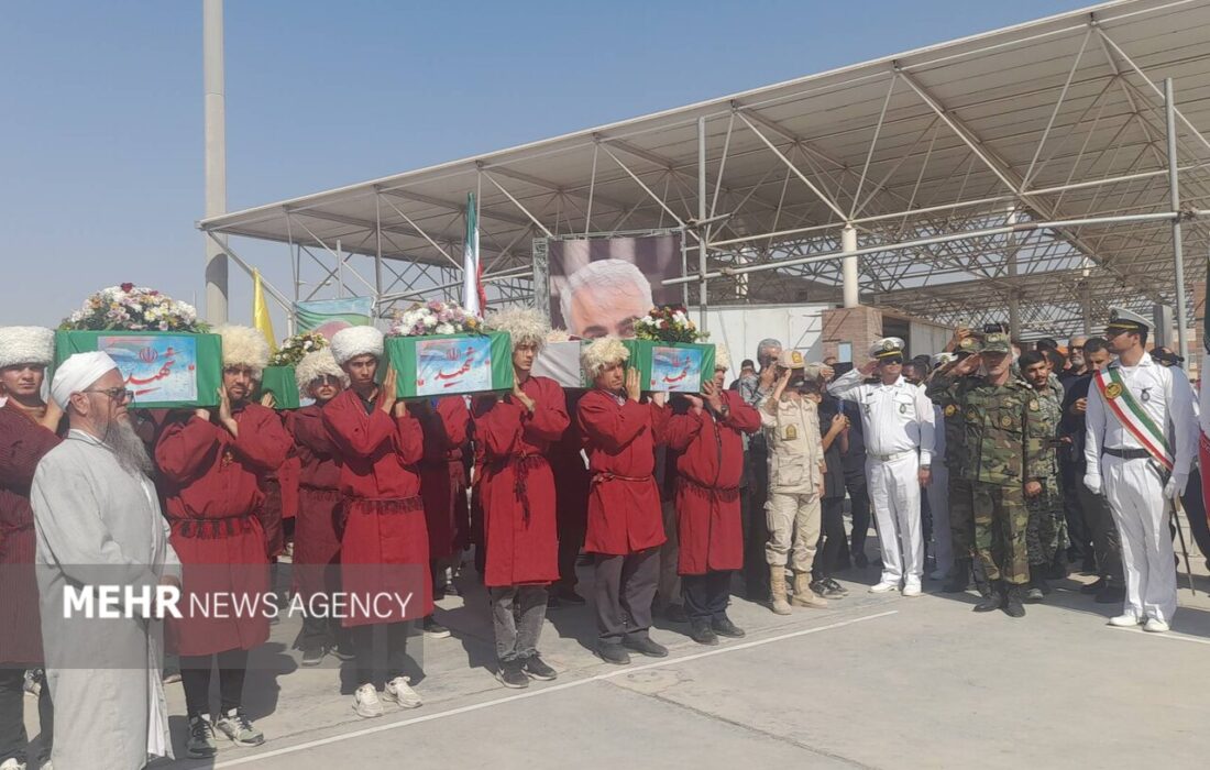 استقبال باشکوه مردمی از پیکر مطهر شهدای تازه شناسایی‌شده