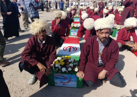 پیکر مطهر یک سردار شهید گلستانی به وطن بازگشت