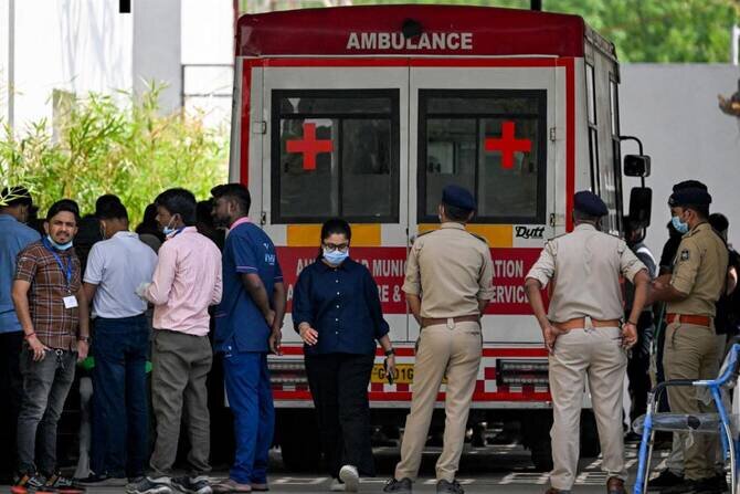 سانحه آتشسوزی در بیمارستانی در هند جان ۶ بیمار را گرفت