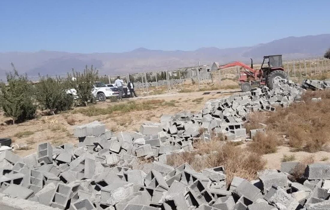 ۲ هزار متر مربع از زمینهای کشاورزی شاهرود احیا و به تولید بازگشت