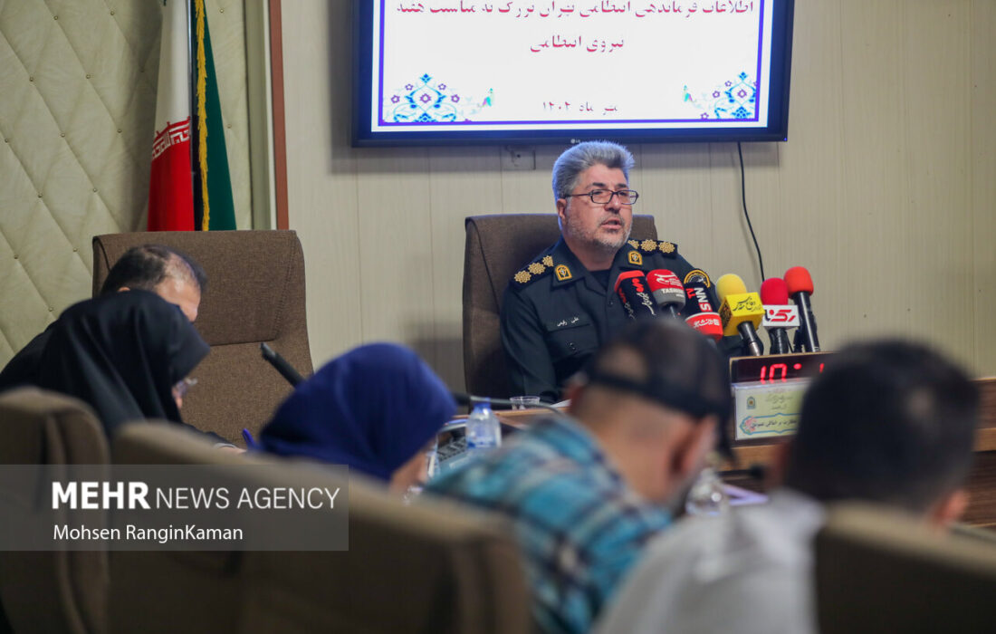 رئیس پلیس اماکن تهران در نشست خبری به سوالات پاسخ داد