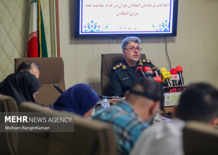 رئیس پلیس اماکن تهران در نشست خبری به سوالات پاسخ داد