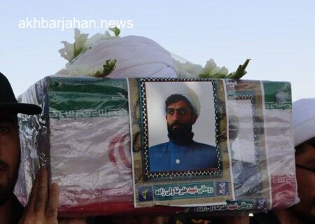 وداع باشکوه مردم باروق با پیکر مطهر شهید حجت الاسلام ولی زاده